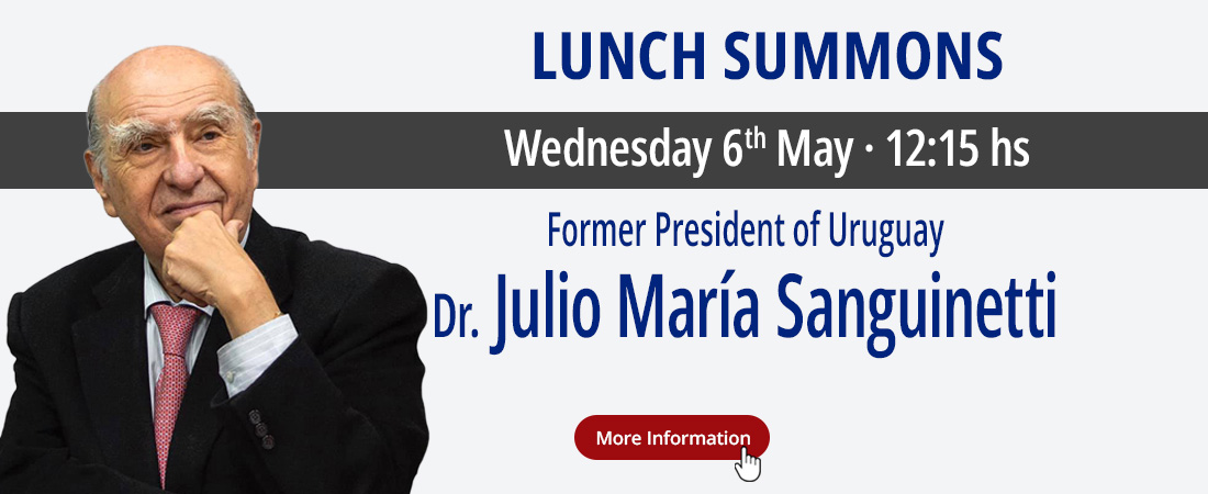 6 May 2026 Dr. Julio María Sanguinetti CLUB URUGUAYO BRITÁNICO